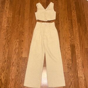 Tweed trouser and vest set